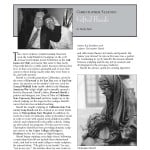 Christopher Slatoff Featured in California Art Club Newsletter, Fall 2008