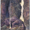 American Legacy Fine Arts presents "Fafnir Sleeps" a painting by William Stout