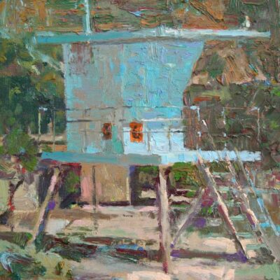 American Legacy Fine Arts presents "Closed for the Season" a painting by David Gallup.