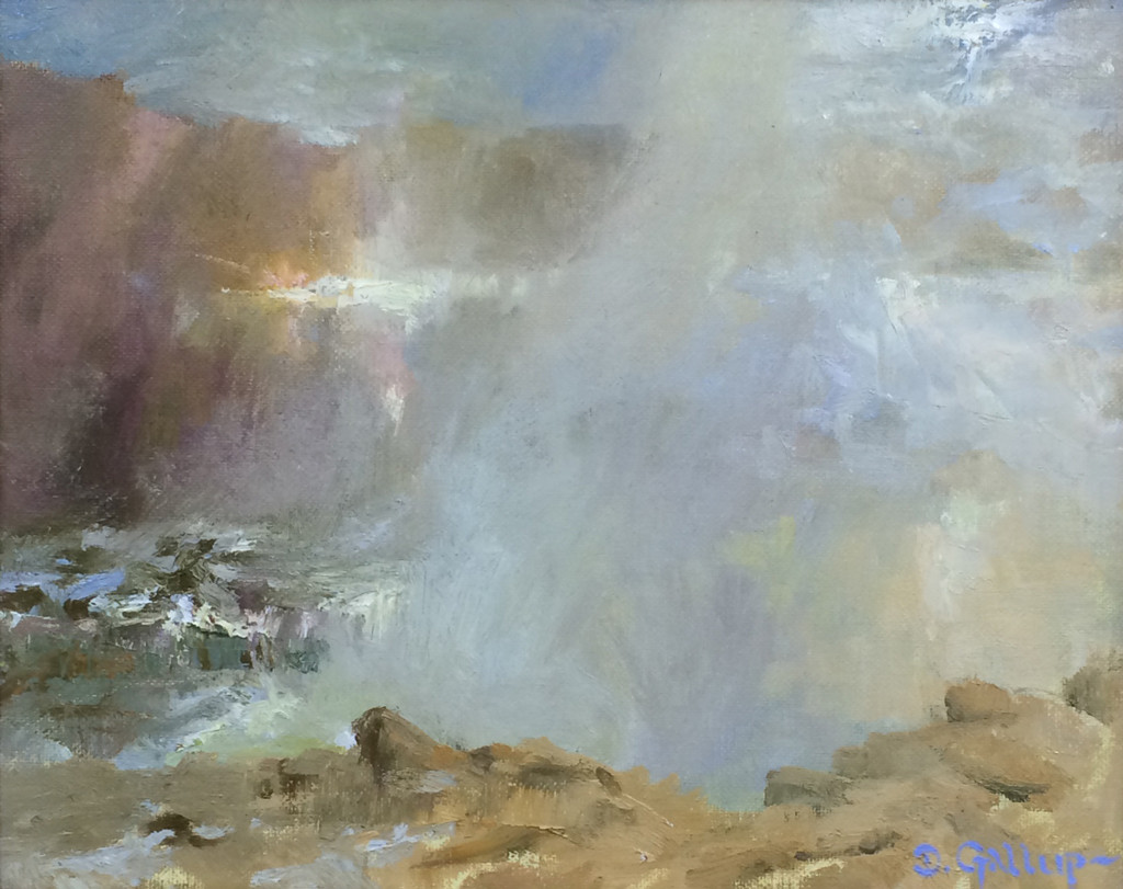 American Legacy Fine Arts presents "Light Through the Veil; Leo Carrillo State Beach" a painting by David Gallup.