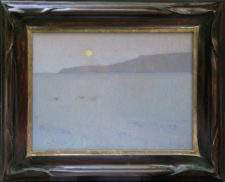 American Legacy Fine Arts presents "Moonrise, Santa Rosa Island" a painting by Jennifer Moses.