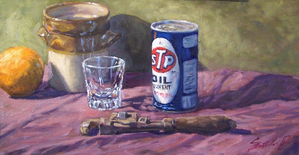 American Legacy Fine Arts presents "Old Wrench" a painting by Scott W. Prior.