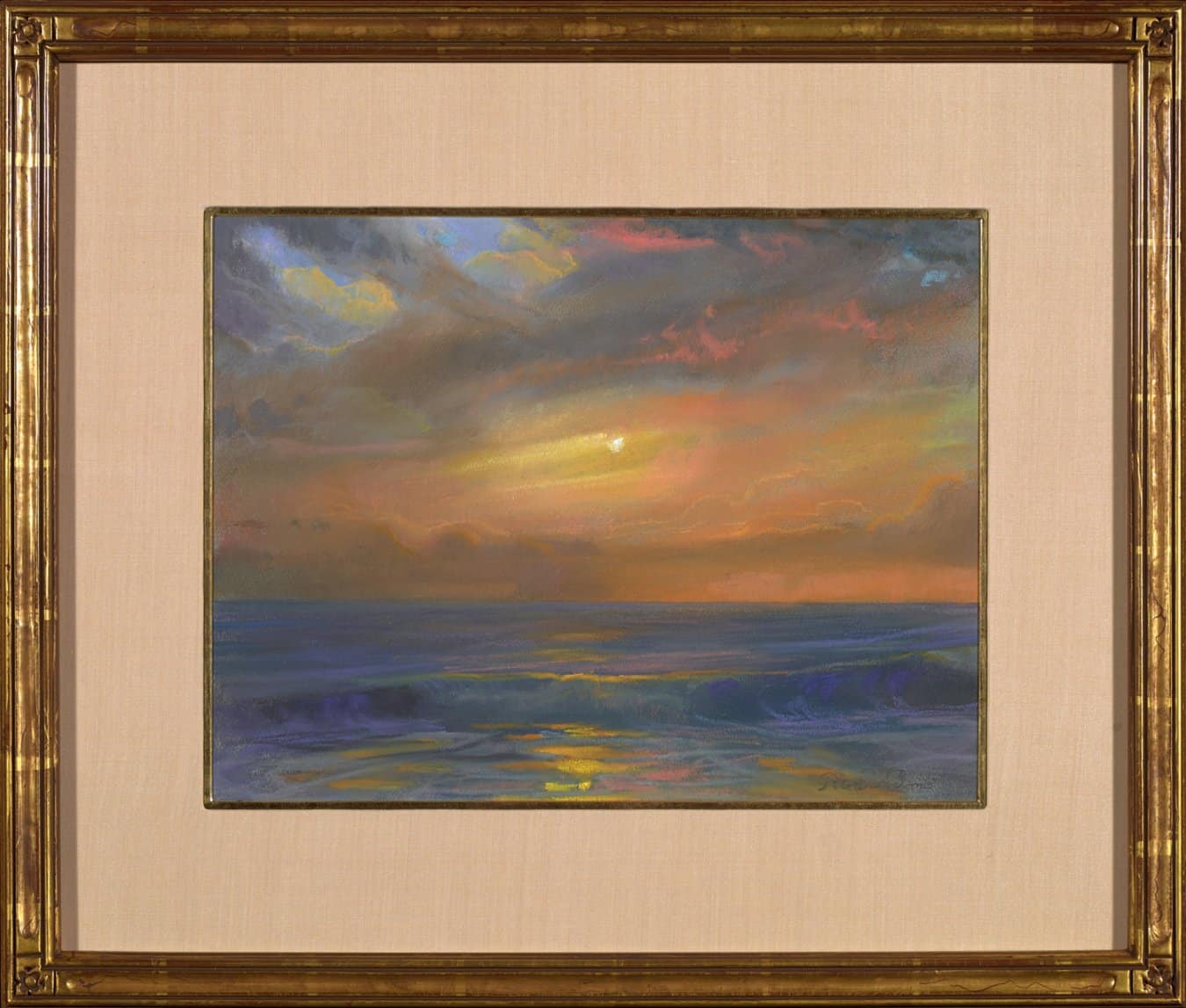 American Legacy Fine Arts presents "Peering Light" a painting by Peter Adams.