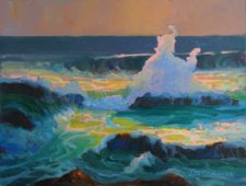 American Legacy Fine Arts presents "Summer at Treasure Island" a painting by Peter Adams.