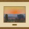 American Legacy Fine Arts presents "Trees at Dusk" a painting by Theodore N. Lukits (1897-1992).