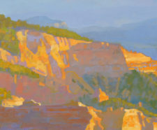 American Legacy Fine Arts presents "Afternoon Shadows, Cedar Breaks National Monument, Utah" a painting by Peter Adams.