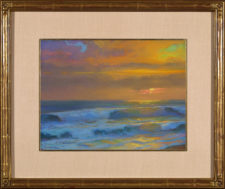 American Legacy Fine Arts presents "Elegance; Oceanside, California" a painting by Peter Adams