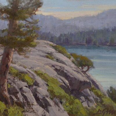 American Legacy Fine Arts presents "Above Emerald Bay" a painting by Jean LeGassick.