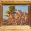 American Legacy Fine Arts presents "Rock Catching Rays" a painting by Jean LeGassick.