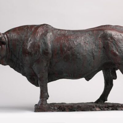 American Legacy Fine Arts presents "Bull of Bordeux" a sculpture by Peter Brooke.