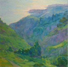 American Legacy Fine Arts presents "Canyon Light Rolling Hills" a painting by Amy Sidrane.