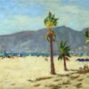 American Legacy Fine Arts presents "Last Days of Summer, Santa Monica Beach" a painting by Stephen Mirich.