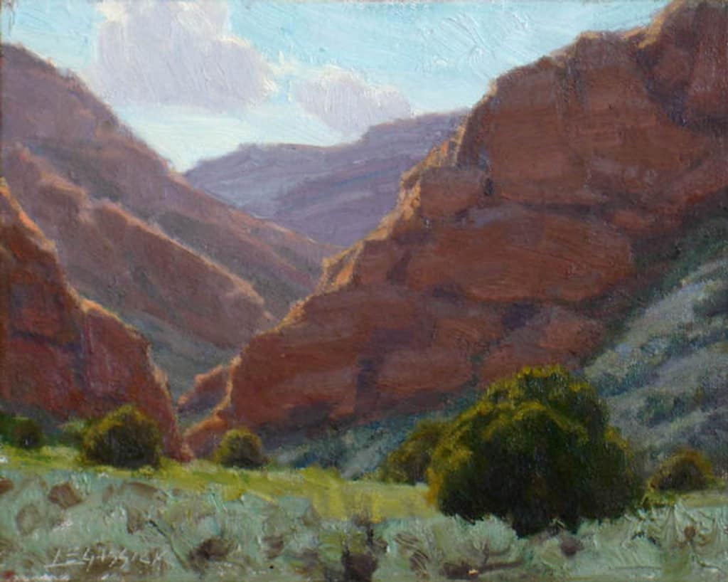 American Legacy Fine Arts presents "Side Canyon" a painting by Jean LeGassick.