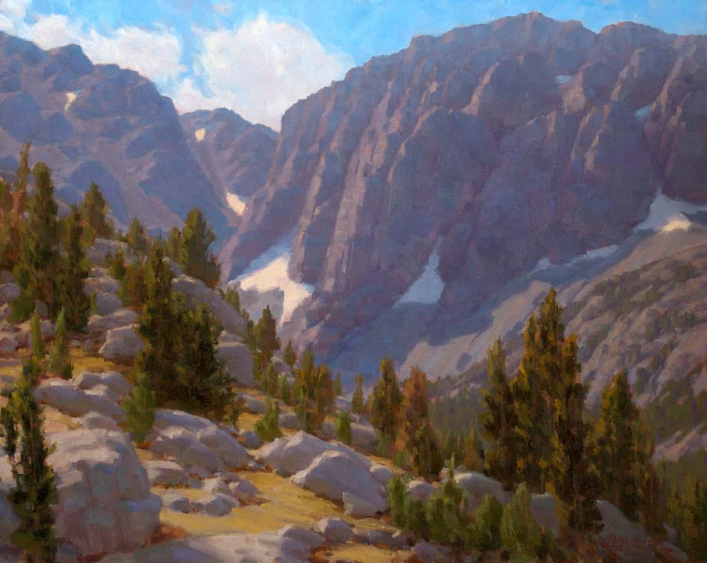 American Legacy Fine Arts presents "Heart of Big Pine Canyon" a painting by Jean LeGassick.