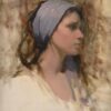 American Legacy Fine Arts presents "Grey Scarf" a painting by Jeremy Lipking.