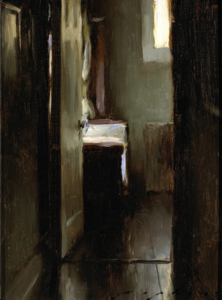 American Legacy Fine Arts presents "The Artists's Studio" a painting by Jeremy Lipking.