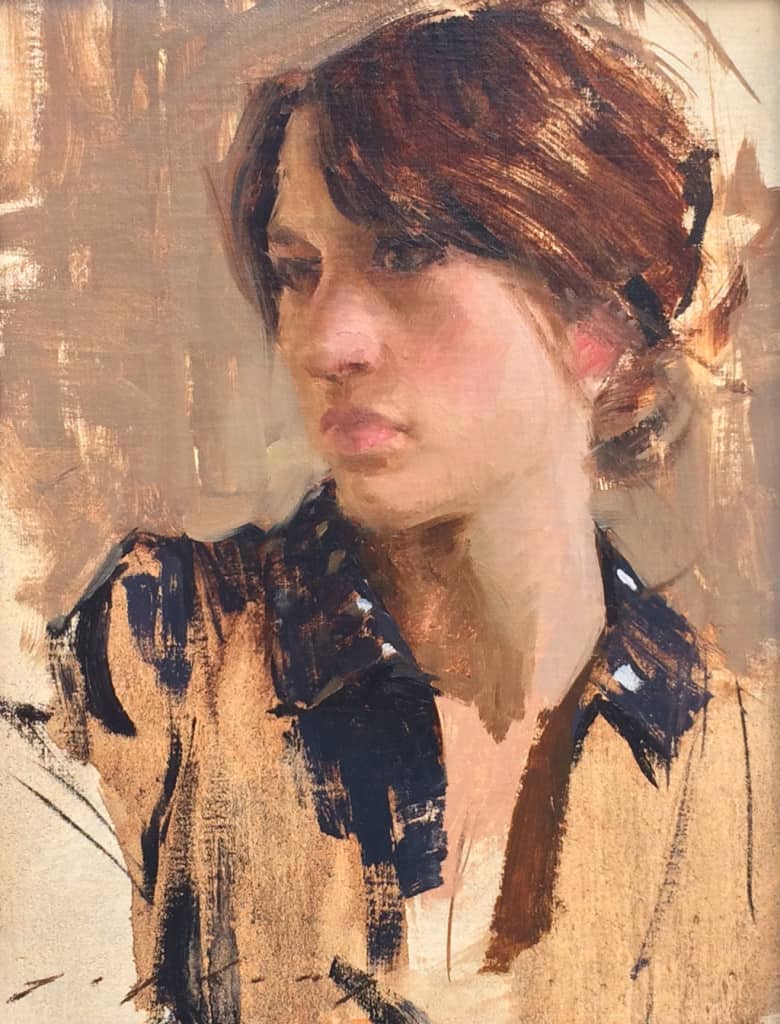 American Legacy Fine Arts presents "Fanny" a painting by Jeremy Lipking.