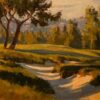 American Legacy Fine Arts presents "Shadows in the Sand" a painting by Michael Obermeyer.