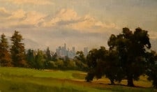 American Legacy Fine Arts presents "Vista De Los Angeles" a painting by Michael Obermeyer.