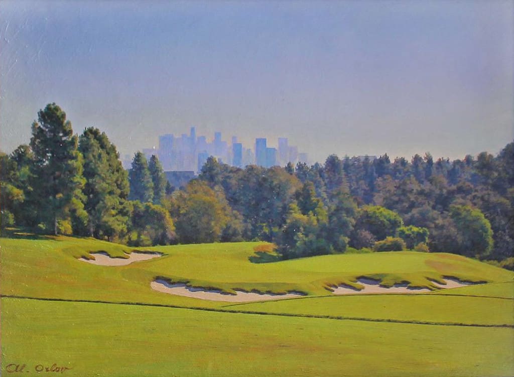 American Legacy Fine Arts presents "The Skyline" a painting by Alexander V. Orlov.