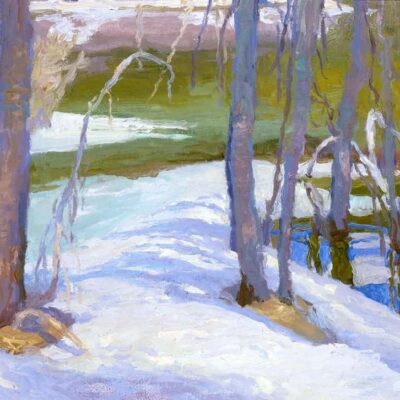 American Legacy Fine Arts presents "Spring Thaw; Eastern Sierra" a painting by Daniel W. Pinkham.