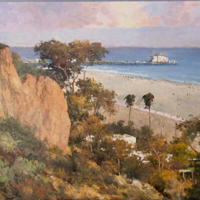 American Legacy Fine Arts presents "Santa Monica Afternoon" a painting by Junn Roca.