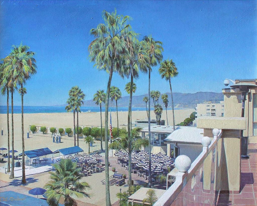 American Legacy Fine Arts presents "Jonathon Beach Club III" a painting by Alexander V. Orlov.