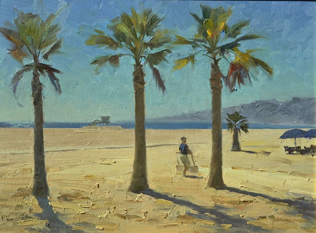 American Legacy Fine Arts presents "Noon, Santa Monica" a painting by Mian Situ.