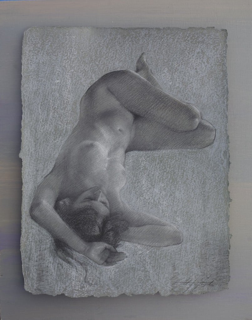 American Legacy Fine Arts presents "Weightless" a drawing by Alexey Steele.