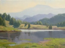 American Legacy Fine Arts presents "Lake Shastina" a painting by Frank Serrano.
