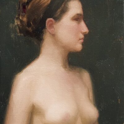 American Legacy Fine Arts presents "Headband" a painting by Aaron Westerberg.