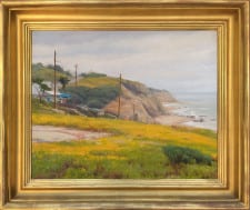 American Legacy Fine Arts presents "Flowers Above the Cove" a painting by Joseph Paquet.