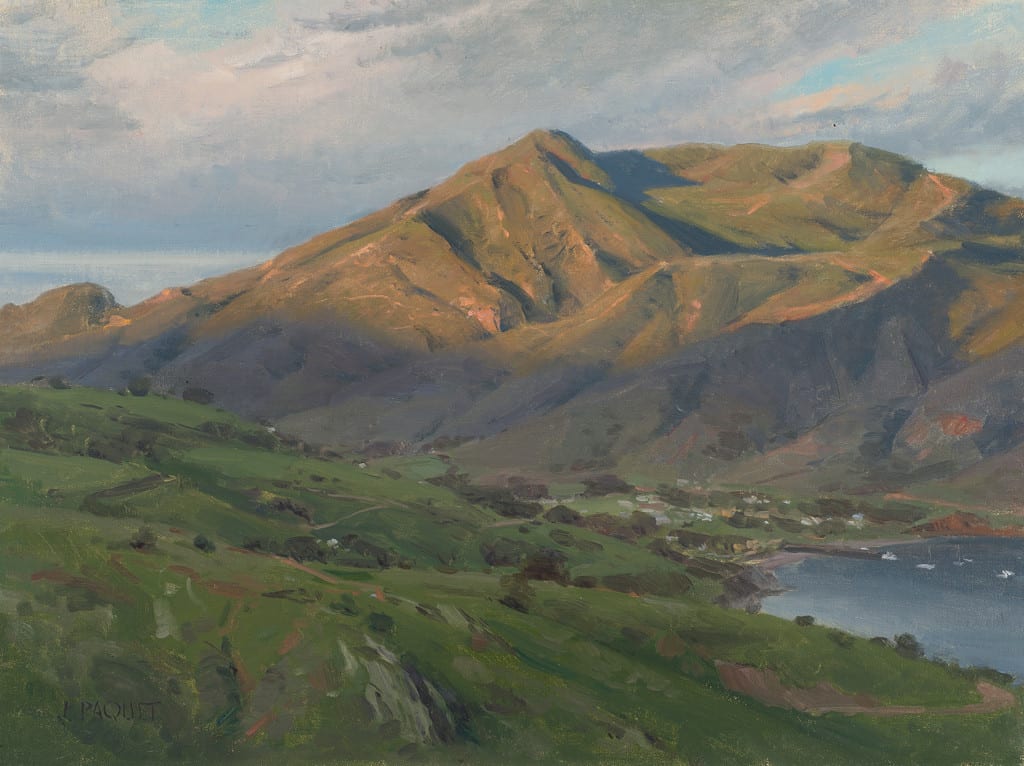 American Legacy Fine Arts presents "New Day for Two Harbors" a painting by Joseph Paquet.