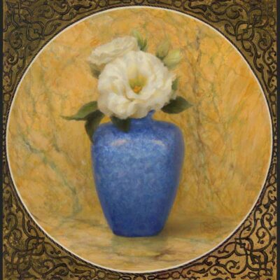American Legacy Fine Arts presents "Blue Vase",a painting by Kate Sammons.