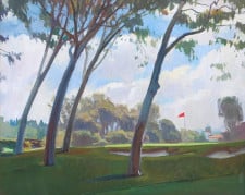 American Legacy Fine Arts presents "Eucalyptus at 9" a painting by Ray Roberts.