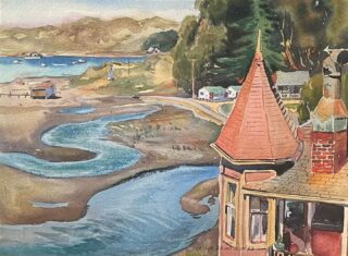 🎉Save the Date!
Scenic Route: A Half-Century of California Discovery, 1900–1950
August 16 - October 11
We cordially invite you to join us for a special reception celebrating our new exhibition, Scenic Route: A Half-Century Of California Discovery, 1900-1950.
Please mark your calendar for Friday, August 15 at 5:00 pm.
�Your presence will make this event even more exceptional.
Scenic Route invites you to take a visual voyage through the Golden State, as seen through the eyes of early California artists who traveled by foot, rail, horse, and automobile to capture the state's evolving terrain. From the sun-washed deserts, dramatic Pacific Coast, and majestic forests to the rolling valleys, inland waterways, and iconic landmarks such as Yosemite, Mount Shasta, Palm Springs, and the Sierra Nevada, these works document a California both timeless and rapidly changing.
This curated collection features nearly 30 rare paintings that chronicle the rich diversity of California’s landscapes during the first half of the 20th century—a period marked by expansion, innovation, and artistic exploration.
Painting by Jessie Hazel Arms Botke (1883-1971)
"Bodega Bay" c 1906
Watercolor on paper, 10" x 12"