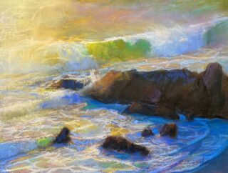“I loved painting this on location as the bright afternoon glare stimulated my sense of creativity. I enjoyed the fact that the crashing wave on the left-hand side dissolved into pure light and added a dimension of mystery to the work.”
-Peter Adams @artofpeteradams
Presenting “Golden Surf; Leo Carrillo Beach” - an ethereal pastel on archival panel, measuring 12” x 16”
This work, among others from Peter Adams, can be acquired through @americanlegacyfinearts
#pleinair #seascapepainting #peteradams #oceansunset #sunsetart #marineart #marinepainting #oceanart #marinepleinair #landscapepainting #painting #artgallery #contemporarytraditionalart #contemporaryart #artcollection #contemporaryartist #artforsale #artcollector #artcollectors #artforthehome #originalart #oilpainting #fineart #paintings #painter #californiaartist #californiaart #californiaartists