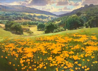 🌻 New Artwork Spotlight! One of several new California plein air paintings by Ray Roberts available on our website.
Ray Roberts
"Golden Foothills"
Oil on linen
30" x 40" artwork
"In Golden Foothills, I explore the Western landscape through the lens of color, light, and atmosphere. The poppy has long been a symbol of California as the state flower, and in this piece I aim to capture not just its brilliant hue, but the sense of place it evokes—sun-warmed hillsides, open air, and the understated drama of the coastal range.
My approach is based in direct observation. Painting on location allows me to respond to the shifting patterns of sunlight and shadow, to let the colors evolve as the day progresses. The poppies, though delicate, become anchors of intensity within the broader landscape—bursts of orange that guide the eye through space and create a rhythm across the canvas.
Ultimately, my goal is to honor the natural world by portraying it with sincerity and attention, inviting viewers to slow down and reconnect with the beauty that surrounds us."
—Ray Roberts
#pleinair #landscapepainting #painting #artgallery #contemporarytraditionalart #contemporaryart #artcollection #contemporaryartist #artforsale #artcollector #artcollectors #artforthehome #originalart #oilpainting #buyart #artcurator #fineart #paintings #painter #californiaartist #californiaart #californiaartists