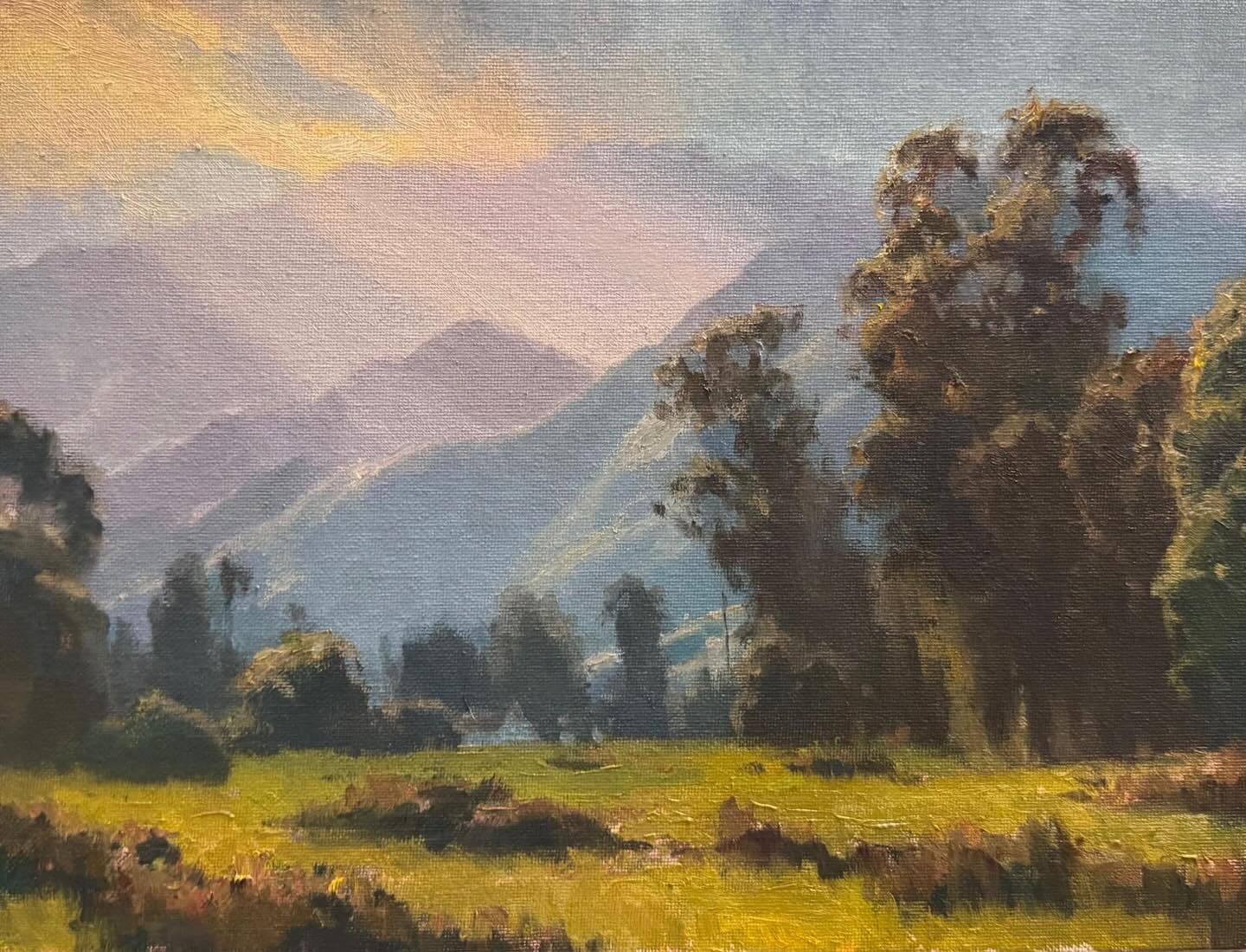 May this Easter awaken a sense of renewal—bringing with it hope, joy, peace, and abundance.
Wishing you a blessed season touched by gentle beauty and a sense of grace in all that surrounds you.
- Elaine and the ALFA Team
The featured painting is one of the new works to be included in the upcoming exhibition Mastering the Mood: Atmospheric Emotion, opening April 24.
Painting by Michael Obermeyer
“Transcendent Light; Ojai”
Oil on panel, 9” x 12”
#atmosphericpainting #eastercelebration #upcomingexhibition #pasadenaart #pleinair