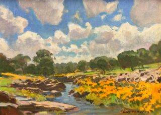 🌻 New Artwork Spotlight!⁠ One of three new California Poppy plein air paintings by Ray Roberts available on our website.⁠

⁠"This was painted around the Copperopolis area near our home in Angles Camp, California. For a short time, there are running seasonal creeks and patches of wildflowers."
—Ray Roberts

Painting by Ray Roberts⁠
"Sierra Creek; Copperopolis, California"⁠
Oil on panel⁠
12" x 16" artwork
Available through American Legacy Fine Arts⁠ at the link in our linktree.

#PleinAir #CaliforniaLandscape #FineArt #CaliforniaPoppies #ContemporaryTraditional