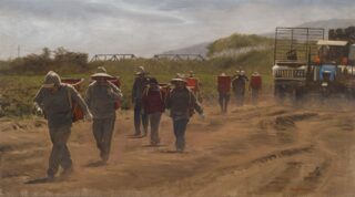 🎨 ALFA Artist Warren Chang Featured in Artist’s Magazine

We are pleased to share an insightful feature on ALFA artist Warren Chang, published in the July/August 2026 issue of Artist’s Magazine, that explores his compelling narrative paintings depicting the field workers of California’s Central Coast.

Read “Painting with Moral Purpose”, featuring Warren Chang, through the Linktree in our bio!

Painting by Warren Chang
“Artichoke Haulers”
Oil on linen panel, 19” x 34”
Available through American Legacy Fine Arts⁠ at the link in our Linktree.

#socialrealism #californiaart #contemporaryrealism #featuredarticle #warrenchang