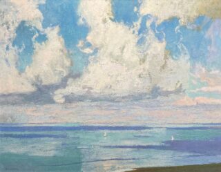 ☁ New Artwork Spotlight!⁠ One of four new atmospheric works of art by Daniel W. Pinkham available on our website.⁠

"With 'Transitions,' Daniel W. Pinkham, known for his mastery of subtle color harmonies, presents Southern California’s quintessential blue skies."
—Molly Siple, Author, Painting California: Seascapes and Beach Towns

Painting by Daniel W. Pinkham
"Transitions; Palos Verdes Coastline"⁠
Oil on linen
32" x 40" artwork

Available through American Legacy Fine Arts⁠ at the link in our linktree.

#CaliforniaArt #SeascapePainting #PalosVerdes #ContemporaryTraditional #OriginalOilPainting