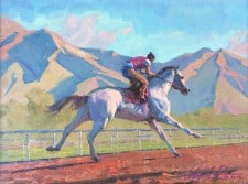 American Legacy Fine Arts presents "Morning Ride" a painting by Alexey Steele.