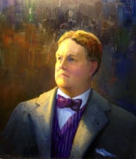 American Legacy Fine Arts presents "Edward B. Tufts" a painting by Peter Adams.