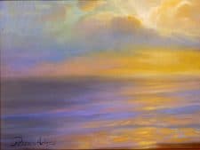 American Legacy Fine Arts presents "Autumn Cloudburst at Topanga" a painting by Peter Adams.