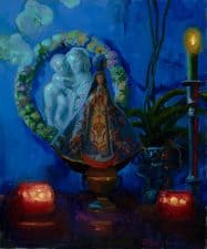 American Legacy Fine Arts presents "Virgin of San Juan de los Lagos" a painting by Peter Adams.