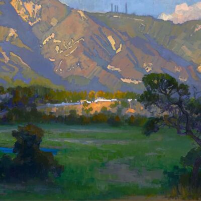 American Legacy Fine Arts presents "Quiet Shadow; Arroyo Seco" a painting by Peter Adams.