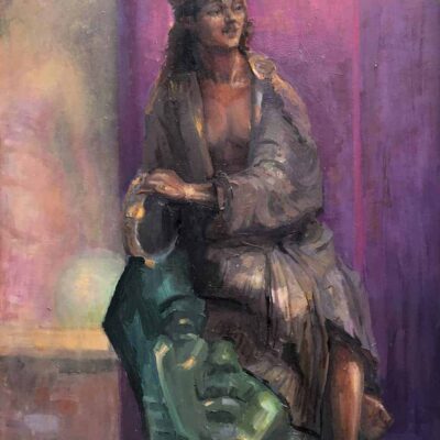 American Legacy Fine Arts presents "Cleopatra" a painting by peter Adams.