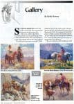 American Legacy Fine Arts presents Suzanne Baker in Western Horseman Magazine, September 2001 Issue