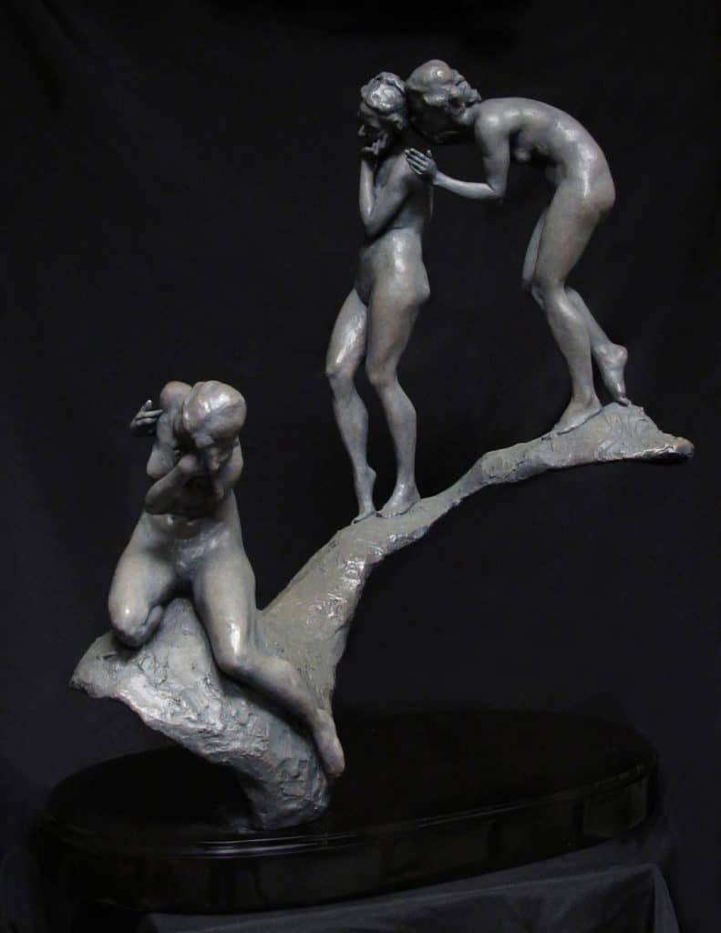 American Legacy Fine Arts presents "Lingering Shadows"a sculpture by Alicia Ponzio.